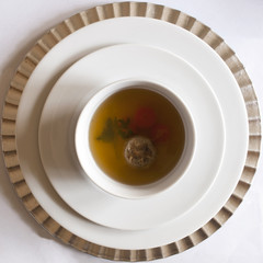 Matzo ball soup