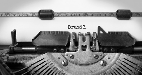 Old typewriter - Brazil