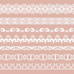 Fototapeta premium Set of borders