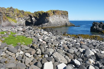 Fototapeta na wymiar Küste bei Arnarstapi auf Snaefellsnes (Island)