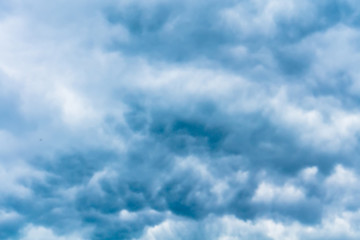Fototapeta premium Ominous Grey Storm Clouds Filtered