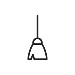 broom icon illustration