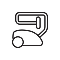 vacuum cleaner icon illustration