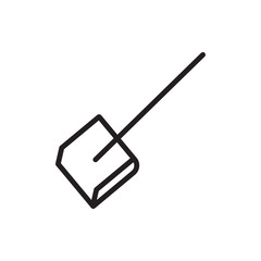 dustpan icon illustration