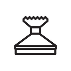 window squeegee icon illustration