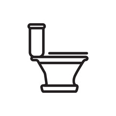 toilet icon illustration