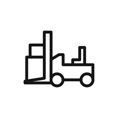 forklift icon illustration