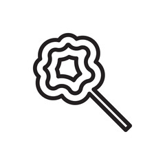 lollipop icon illustration