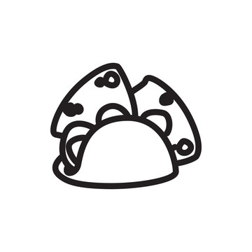 taco icon illustration