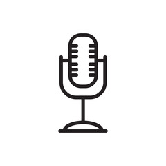 microphone icon illustration