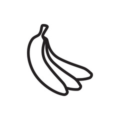 banana icon illustration
