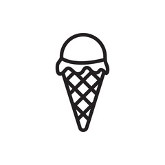 Fototapeta na wymiar ice cream icon illustration