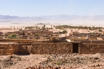 Village between Tata and Tissinnt, Morocco