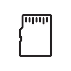 memory card icon vector