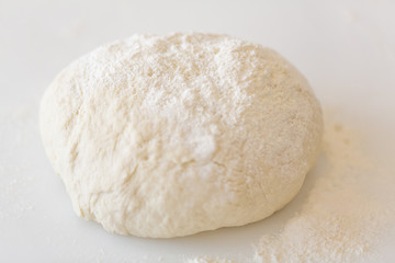 Fototapeta na wymiar Dough close-up