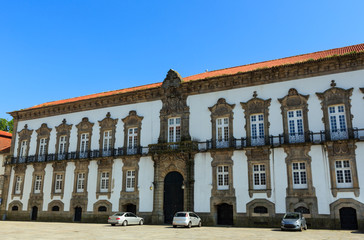 Fototapeta na wymiar Episcopal Palace in Porto, Portugal.