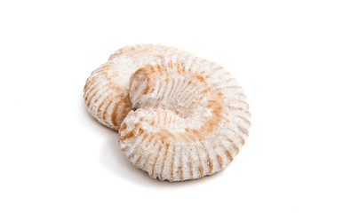 Cookies in powdered sugar