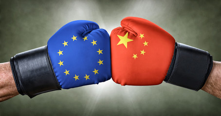 Boxkampf - Europäische Union gegen China