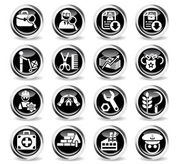 job search icon set