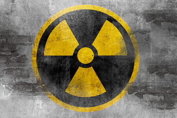 nuclear reactor symbol - obrazy, fototapety, plakaty
