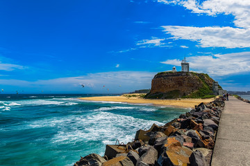 Nobby Beach in Newcastle NSW Australia.