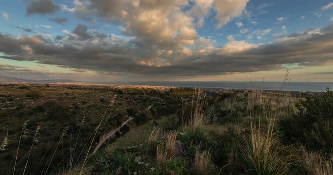 Time Lapse della Valle Calabrese tra le Montagne