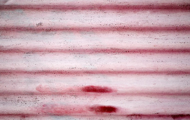 Old Damaged Cracked Paint Wall, Grunge Background, red color