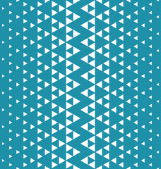 Abstract blue geometric hipster fashion design print halftone triangle pattern