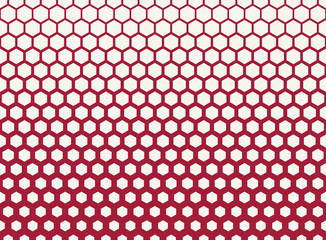 Abstract geometric red deco art halftone circle pattern