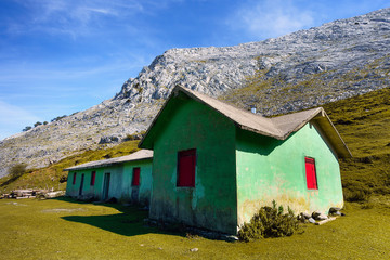 shelter in the mountain