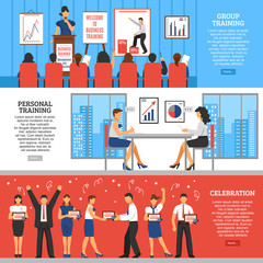 Business Training Horizontal Banners