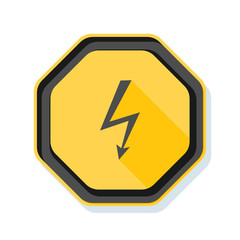 High Voltage Risk sign