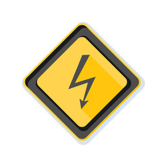 High Voltage Risk sign
