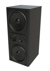 Obraz premium sound speaker isolated on a white background.