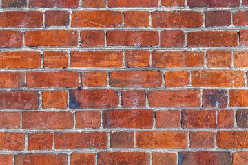 Obraz premium Red brick wall texture background