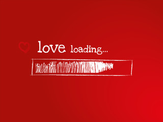 love loading, miłość  - obrazy, fototapety, plakaty