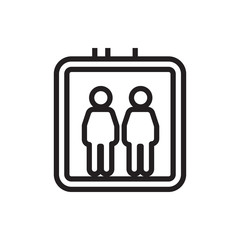 elevator icon illustration