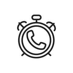 alarm icon illustration