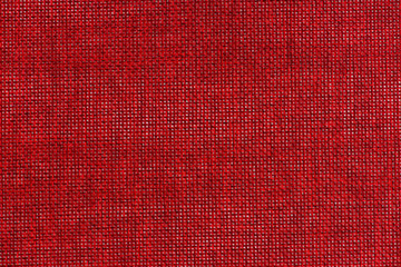 red fabric texture close up background for design