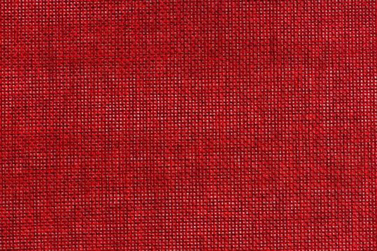 red fabric texture close up background for design
