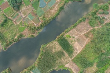 Hanoi City Vietnam Aerial Drone Photo