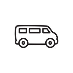 van icon illustration