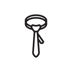 tie icon illustration
