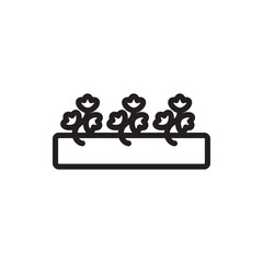 sprout plants icon illustration