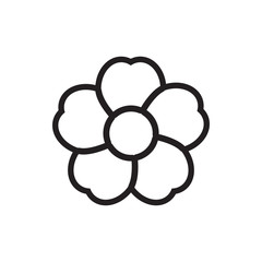 flower icon illustration