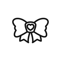 bow icon icon illustration