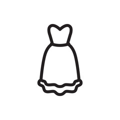 dress icon illustration