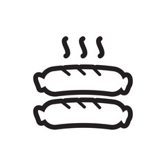 sausage icon illustration