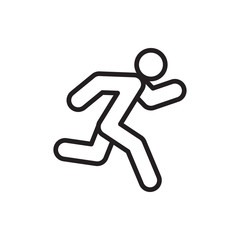 running icon illustration