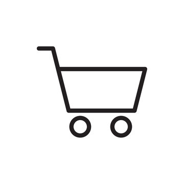 shopping cart icon illustration